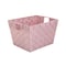 Simplify Storage Bin, Plastic, Blush, 10 in H, 12 in W, 10 in L 26242-ROSEQUARTZ - alternate 1